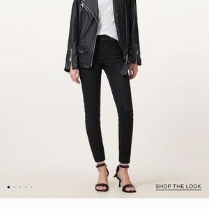 All Saints Black Denim Jeans